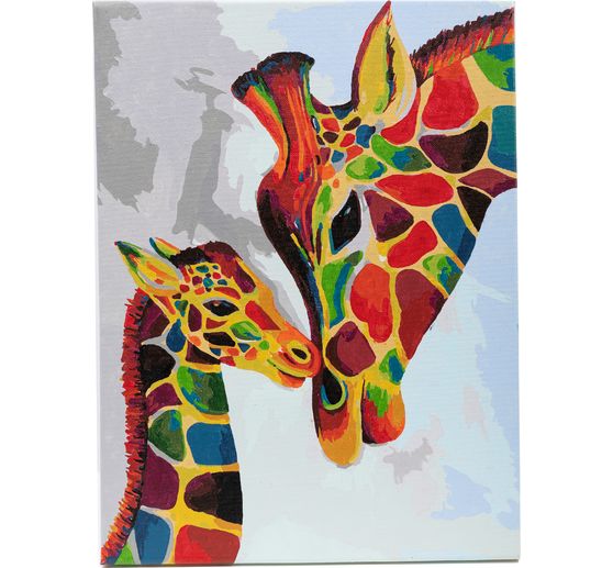 Peinture au numéro sur châssis entoilé, 30 x 40 cm