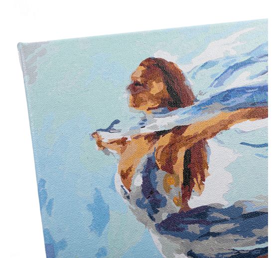 Peinture au numéro sur châssis entoilé, 30 x 40 cm