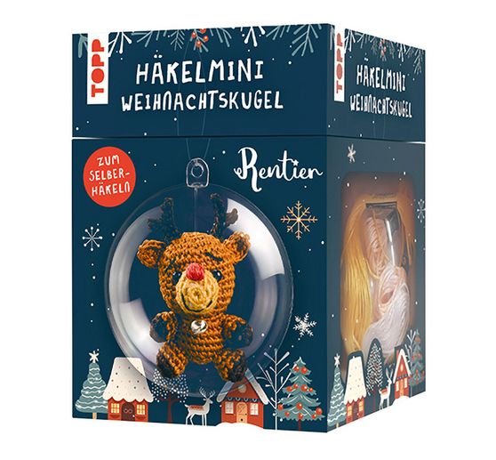 Crocheting set "Häkelmini-Weihnachtskugel"