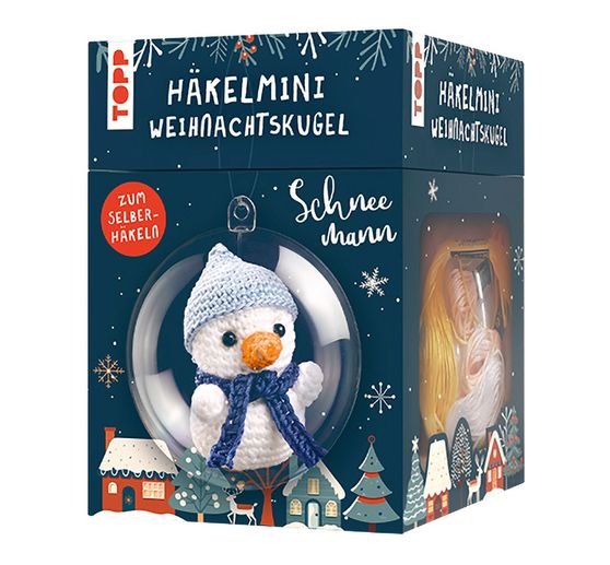 Crocheting set "Häkelmini-Weihnachtskugel"