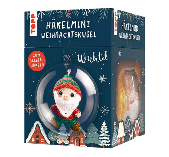 Crocheting set "Häkelmini-Weihnachtskugel"