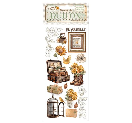 Rub On Transferfolie "Golden Harmony"