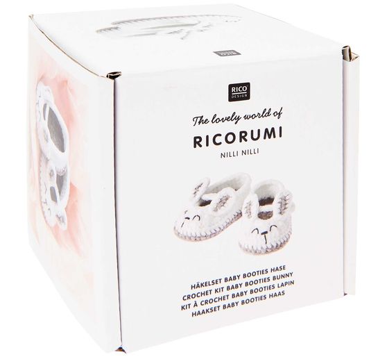 Rico Design Ricorumi crocheting set "Baby Booties"