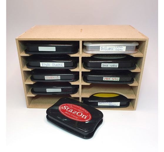 Flexio "Stempelkussens box", 10 vakken