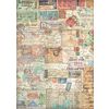 Motif straw silk "Art of Travelling" Tickets