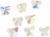 Glass cut beads butterflies
