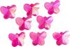 Glass cut beads butterflies