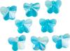 Glass cut beads butterflies