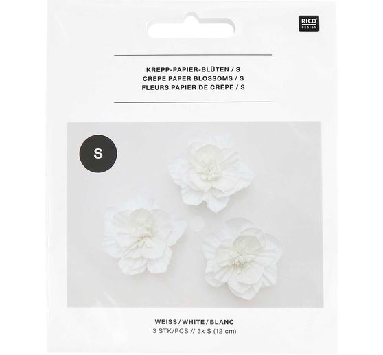 Crêpepapier bloemen