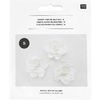 Crêpepapier bloemen Wit