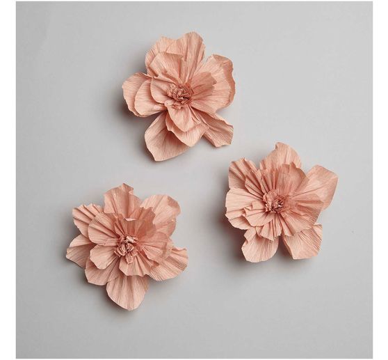 Crêpepapier bloemen