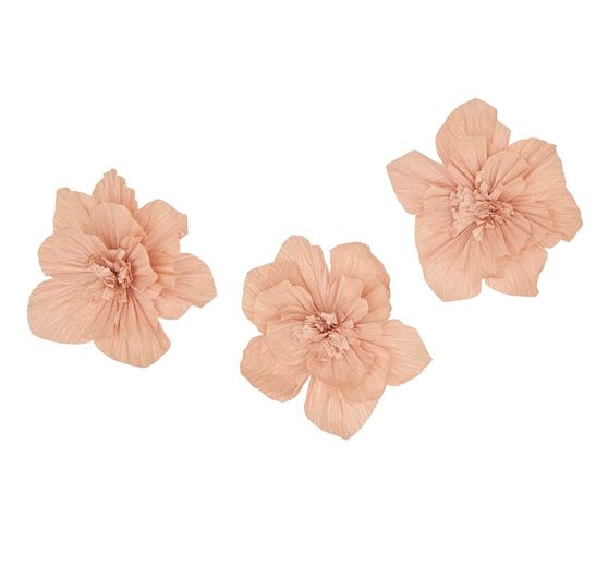 Crêpepapier bloemen