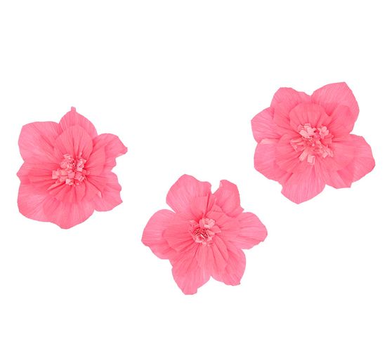 Crêpepapier bloemen