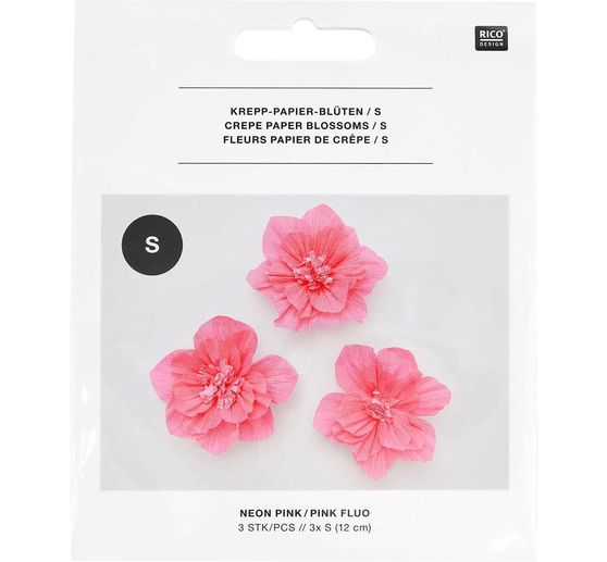 Crêpepapier bloemen