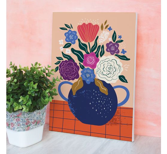 Schilderen op nummers, schildersdoek