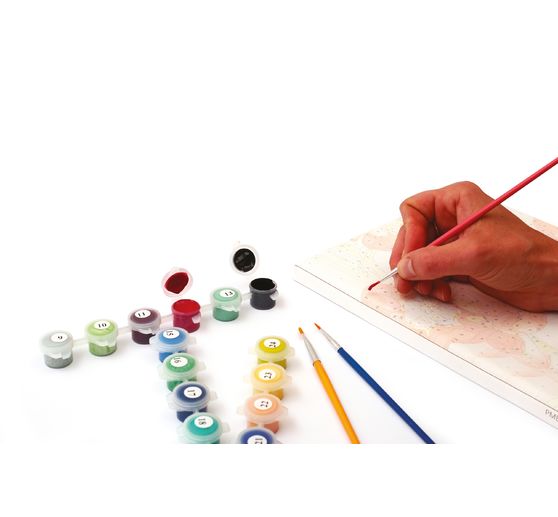 Schilderen op nummers, schildersdoek