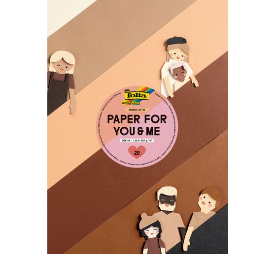 Creatief blok gekleurd papier & fotokarton