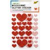Foam rubber glitter stickers Knuffelen