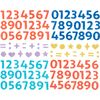 Foam rubber glitter stickers Cijfers