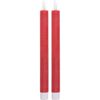 LED real wax candle with timer 6/18 hrs. Red