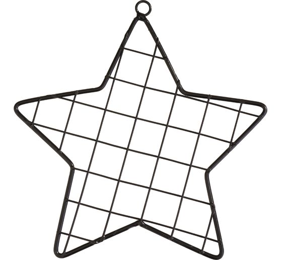 Metalen ringster "Grid"