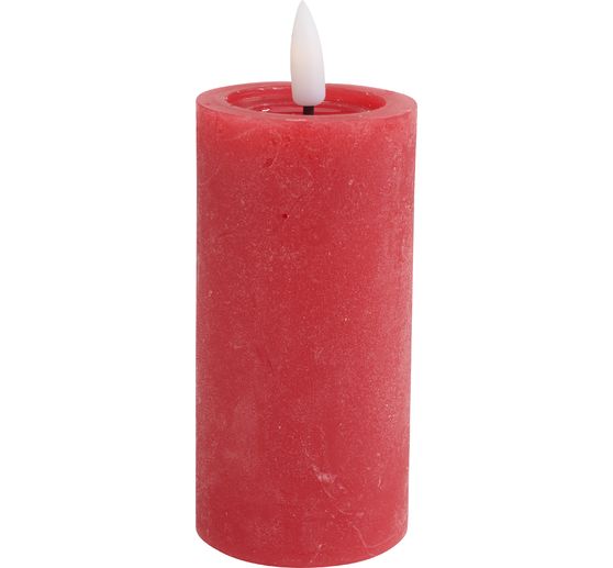 LED echte waskaars "10 x 5 cm", met timer 6/18 uur.