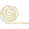 Chaîne à maillons Paperclip gaufrée Or