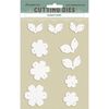 Punching template A6 Blooming