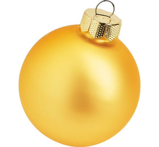 Weihnachtskugeln aus Glas, Ø 6cm