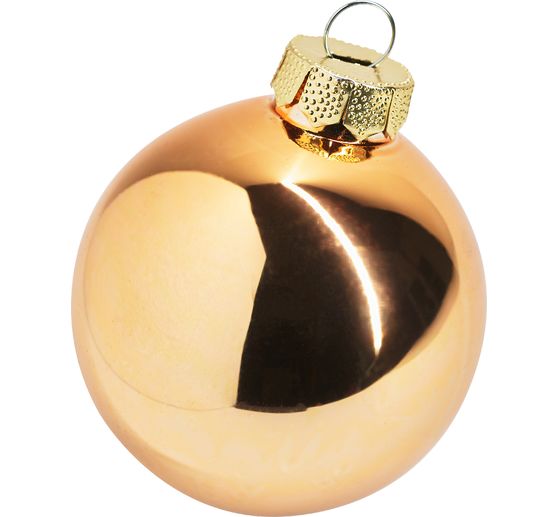 Weihnachtskugeln aus Glas, Ø 6cm