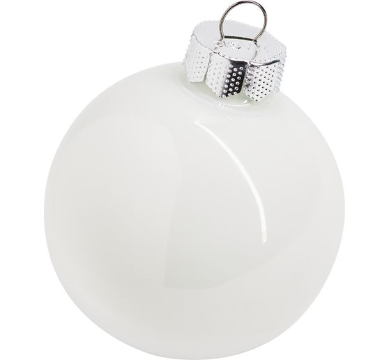 Weihnachtskugeln aus Glas, Ø 6cm