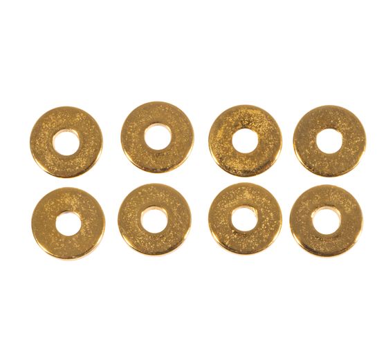 Metal spacer discs, Ø 6 mm
