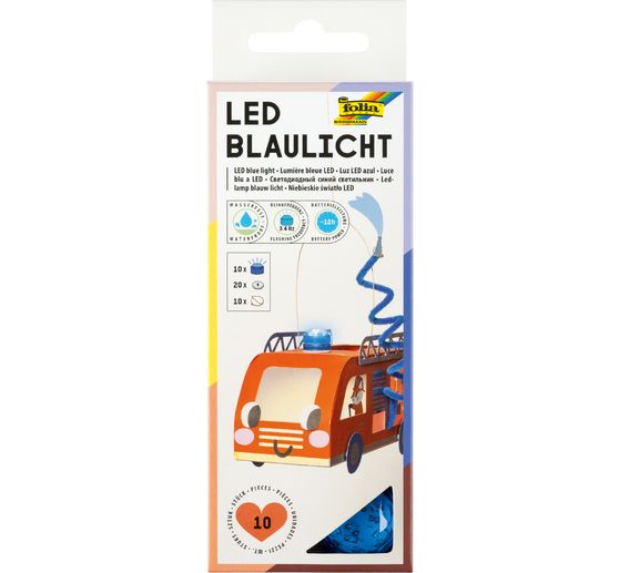 LED Blue light incl. batteries