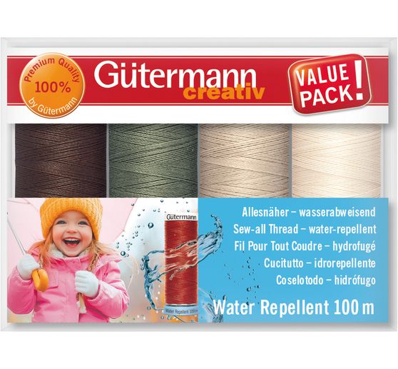 Gütermann universele naaigaren set "Water Repellent"