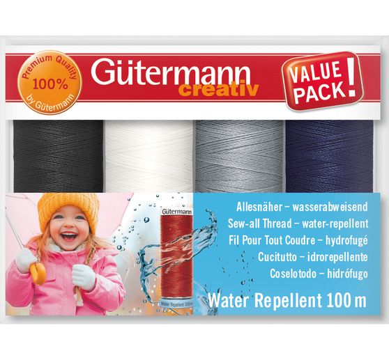 Gütermann universele naaigaren set "Water Repellent"