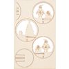 VBS Wooden building kit for acrylic ball Father Christmas