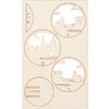 VBS Wooden building kit for acrylic ball City