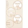 VBS Wooden building kit for acrylic ball Fireplace