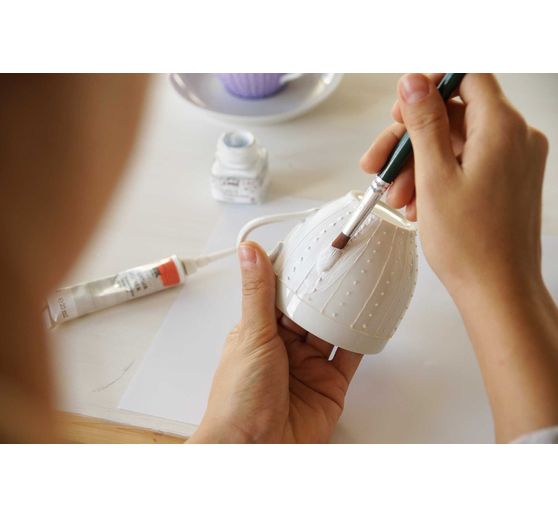 Set Glass & Porcelain « Chalky » KREUL, 6 x 20 ml