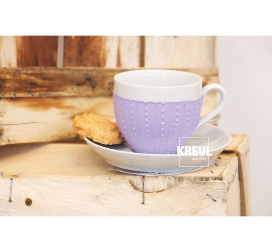 Set Glass & Porcelain « Chalky » KREUL, 6 x 20 ml