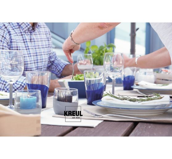 KREUL glas en porselein "Clear Set