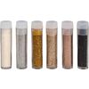 Biologische glitter "Minikleurenmix", 6 x 2 g Glamour