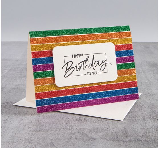 Biologische glitter "Minikleurenmix", 6 x 2 g