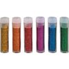 Biologische glitter "Minikleurenmix", 6 x 2 g Colourful
