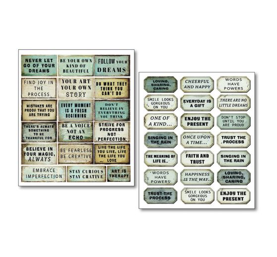 Set stickers Mixed Media