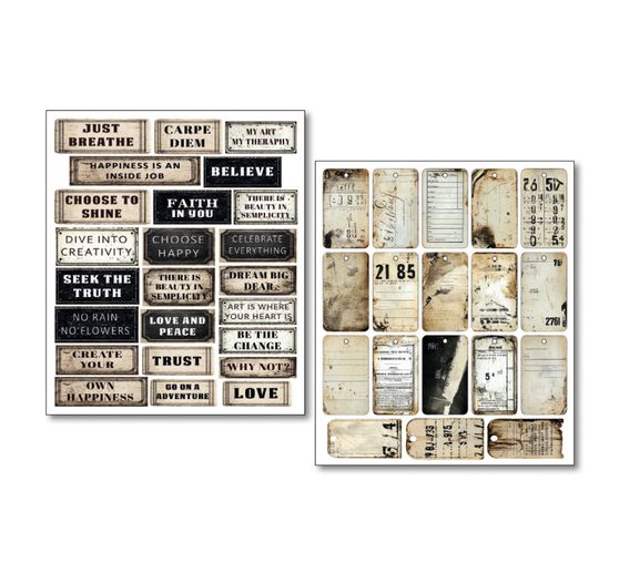 Set stickers Mixed Media
