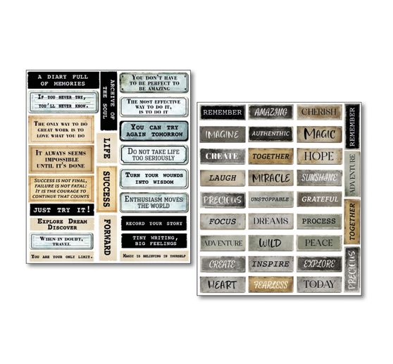 Set stickers Mixed Media