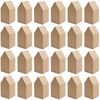 Adventskalender kartonnen huisjes Kraftpapier