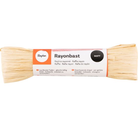 Raphia rayonne, mat