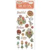 Rub On Transfer paper "Furry Friends" Flowers